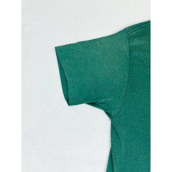 Vintage 1989 MLB Oakland A's Baseball Champions Shirt Green Large Single Stitch - Picture 10 of 13